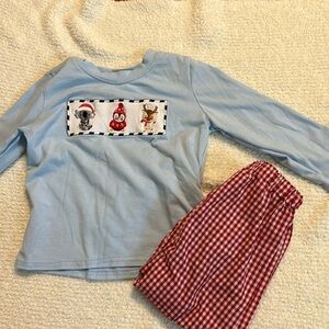 Smocked Christmas fit, wore once